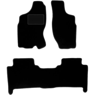 Alfombrillas de terciopelo negro WLG-CARLUX - SUV Alfombrillas de terciopelo negro WLG-CARLUX - SUV