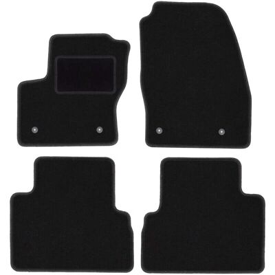 WLG-CARLUX - Ford C-MAX MK2 - Negro - Terciopelo - Floor mats WLG-CARLUX - Ford C-MAX MK2 - Negro - Terciopelo - Floor mats