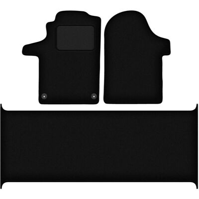 WLG-CARLUX - Mercedes Vito W447 - Terciopelo Negro - Alfombrillas WLG-CARLUX - Mercedes Vito W447 - Terciopelo Negro - Alfombrillas