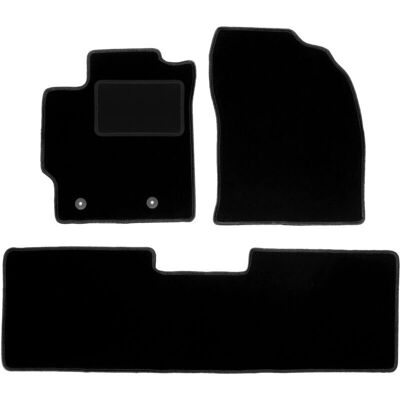 WLG-CARLUX - Toyota Corolla E16 - Negro - Terciopelo Alfombrillas WLG-CARLUX - Toyota Corolla E16 - Negro - Terciopelo Alfombrillas
