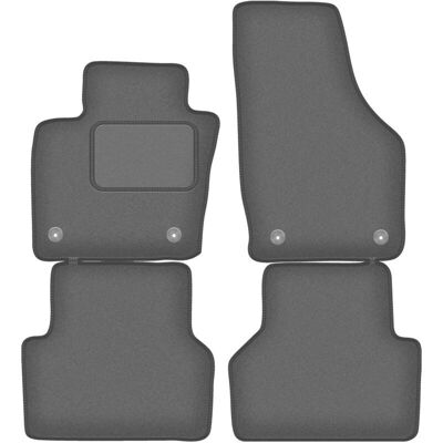 WLG-CARLUX - Q3 8U - Grafito - Set de 4 - Alfombrillas WLG-CARLUX - Q3 8U - Grafito - Set de 4 - Alfombrillas