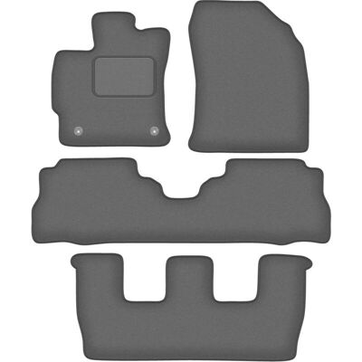 WLG-CARLUX - GRAFIET - grafito - 4pc - Alfombrillas de coche WLG-CARLUX - GRAFIET - grafito - 4pc - Alfombrillas de coche