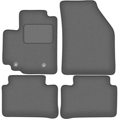 WLG-CARLUX - Opel Agila B - Grafito - 4 piezas - Alfombrillas de coche WLG-CARLUX - Opel Agila B - Grafito - 4 piezas - Alfombrillas de coche