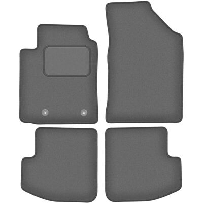 CARLUX - Yaris I - Grafito - Juego de 4 alfombrillas - Alfombrillas de coche CARLUX - Yaris I - Grafito - Juego de 4 alfombrillas - Alfombrillas de coche