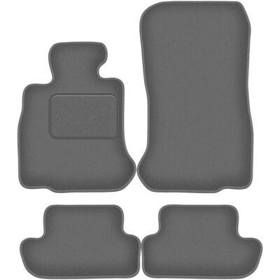 WLG-CARLUX GRAFIET - Grafito - Polipropileno - 4pc - Alfombrillas WLG-CARLUX GRAFIET - Grafito - Polipropileno - 4pc - Alfombrillas