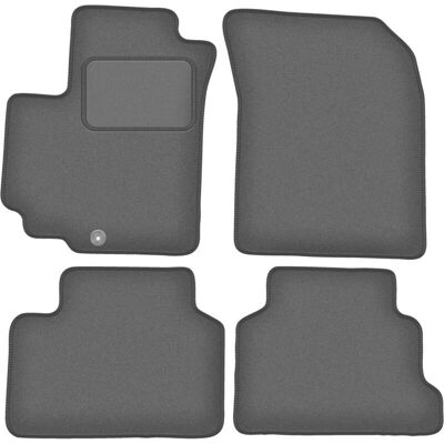 WLG-CARLUX-GRAFIET - GRAFIET - Grafito - Juego de cuatro alfombrillas - Car mats WLG-CARLUX-GRAFIET - GRAFIET - Grafito - Juego de cuatro alfombrillas - Car mats
