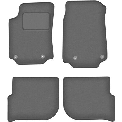 WLG-CARLUX - GRAFIET - Graphite - 4-piece - Car Mats WLG-CARLUX - GRAFIET - Graphite - 4-piece - Car Mats