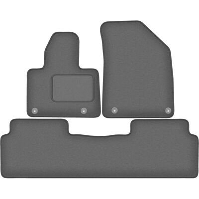 WLG-CARLUX - Citroën C5 III X7 - Grafito - Polipropileno - Car Mats WLG-CARLUX - Citroën C5 III X7 - Grafito - Polipropileno - Car Mats
