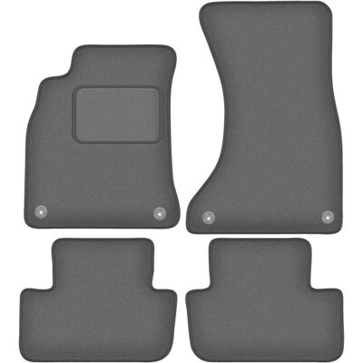 WLG-CARLUX - GRAFIET - Audi A4 B8 - Grafito - Alfombrillas de coche WLG-CARLUX - GRAFIET - Audi A4 B8 - Grafito - Alfombrillas de coche