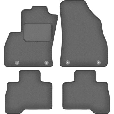 WLG-CARLUX - GRAFIET - Grafito - Set de 4 - Alfombrillas WLG-CARLUX - GRAFIET - Grafito - Set de 4 - Alfombrillas