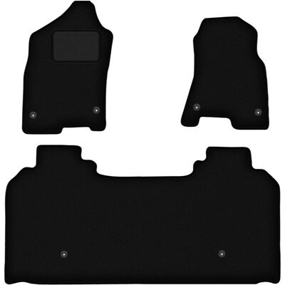WLG-CARLUX - RAM 1500 2019 - Nero - Velluto - Car Mat WLG-CARLUX - RAM 1500 2019 - Nero - Velluto - Car Mat