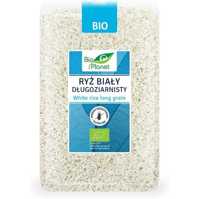 BIO PLANET Ekologiczny długoszernisty biały ryż - Bezglutenowy 1kg BIO PLANET Ekologiczny długoszernisty biały ryż - Bezglutenowy 1kg