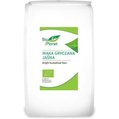 BIO PLANET Ekologiczna mąka z gryki 1kg - Mąka BIO PLANET Ekologiczna mąka z gryki 1kg - Mąka