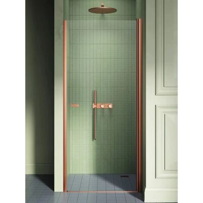 OTITEC - Monako copper brushed - 80 cm - Shower screen OTITEC - Monako copper brushed - 80 cm - Shower screen