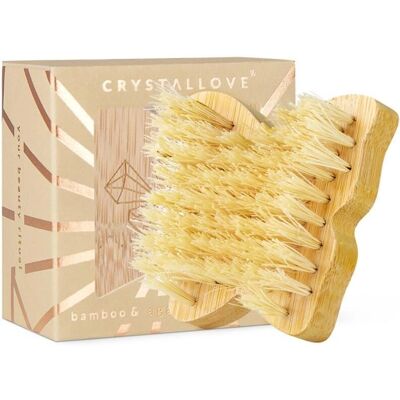 Crystallove Bamboo Butterfly Agave Body Brush - Body Care Crystallove Bamboo Butterfly Agave Body Brush - Body Care