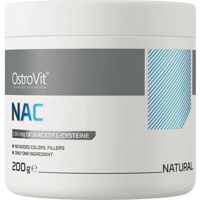 OstroVit NAC 200 g - Nahrungsergänzung mit N-Acetyl-L-Cystein OstroVit NAC 200 g - Nahrungsergänzung mit N-Acetyl-L-Cystein