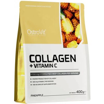 Ostrovit Kollagen + Vitamin C - Ananas - 400g Ostrovit Kollagen + Vitamin C - Ananas - 400g