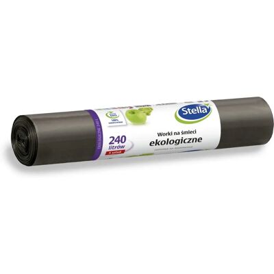 Sacchi per rifiuti Stella 240L - Sacche eco-sostenibili Sacchi per rifiuti Stella 240L - Sacche eco-sostenibili