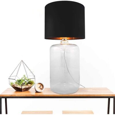 Zuma Line - AMARSA 5508BKGO - Przezroczysta podstawa - Lampa stołowa Zuma Line - AMARSA 5508BKGO - Przezroczysta podstawa - Lampa stołowa