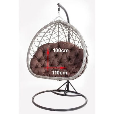 Setgarden Poduszka na ławkę - Poduszki ogrodowe i zewnętrzne - 150x50x7cm Setgarden Poduszka na ławkę - Poduszki ogrodowe i zewnętrzne - 150x50x7cm