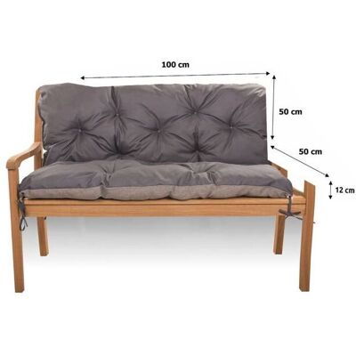 Poduszki Ogrodowe Setgarden - 120x50cm, Wysokiej Jakości Poliester Poduszki Ogrodowe Setgarden - 120x50cm, Wysokiej Jakości Poliester