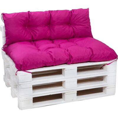 Poduszki paletowe Setgarden - Różowe, 120x80 Siedzenie & 120x40 Oparcie Poduszki paletowe Setgarden - Różowe, 120x80 Siedzenie & 120x40 Oparcie