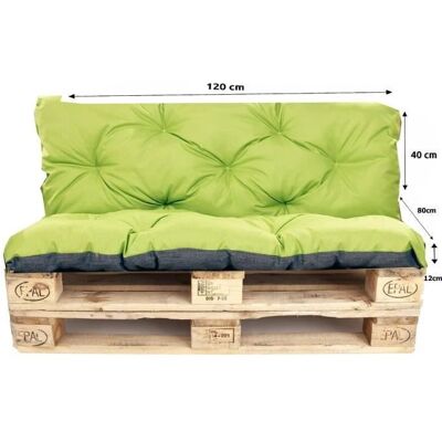 Setgarden Euro Palettenkissen - Gartenkissen-Set - Palettencouch Setgarden Euro Palettenkissen - Gartenkissen-Set - Palettencouch