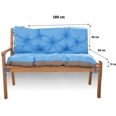 Setgarden Gartenbank Outdoor Pad - Kissen für 2-3 Sitzer Sofa Setgarden Gartenbank Outdoor Pad - Kissen für 2-3 Sitzer Sofa