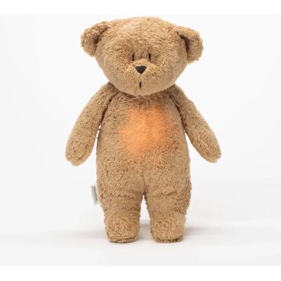 Moonie L'Ourson Humming Bio Cappuccino Natur Jouet de sommeil - Unisexe - Publicité Moonie L'Ourson Humming Bio Cappuccino Natur Jouet de sommeil - Unisexe - Publicité