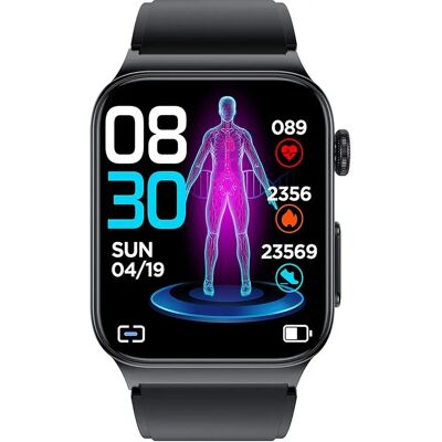 WATCHMARK - Cardio One - Czarny - Metal - Smartwatch WATCHMARK - Cardio One - Czarny - Metal - Smartwatch