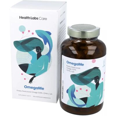Health Labs OmegaMe Huile de Poisson - Soutien Cœur & Cerveau - 60 Capsules - Publicité Health Labs OmegaMe Huile de Poisson - Soutien Cœur & Cerveau - 60 Capsules - Publicité