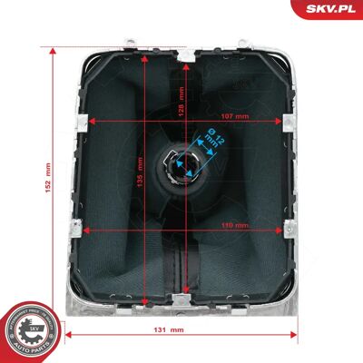 ESEN SKV 63SKV494 Pomo de palanca de cambios para Volkswagen Passat B6 Variant - 6 velocidades OEM ESEN SKV 63SKV494 Pomo de palanca de cambios para Volkswagen Passat B6 Variant - 6 velocidades OEM