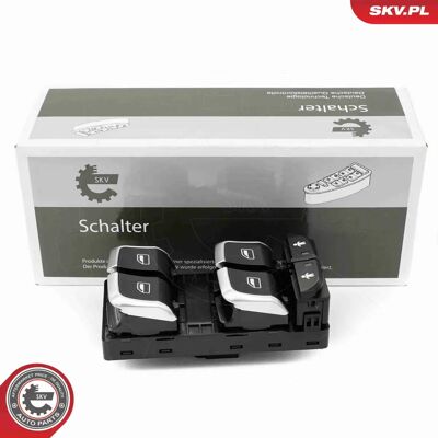 ESEN SKV 37SKV424 Window Switch - AUDI Q3, A6 C7 Sedan, A7 Sportback ESEN SKV 37SKV424 Window Switch - AUDI Q3, A6 C7 Sedan, A7 Sportback