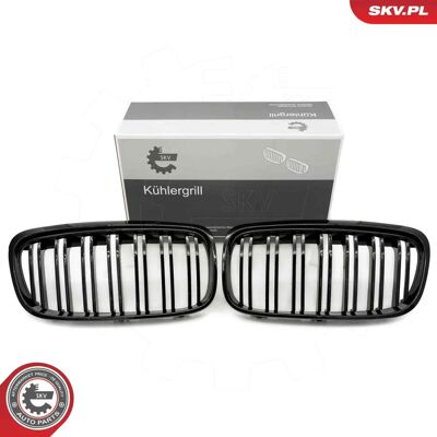 ESEN SKV 66SKV040 Μαύρη Γυαλιστερή Πλευρική Καταπακτή Ψυγείου - Radiator Grill ESEN SKV 66SKV040 Μαύρη Γυαλιστερή Πλευρική Καταπακτή Ψυγείου - Radiator Grill