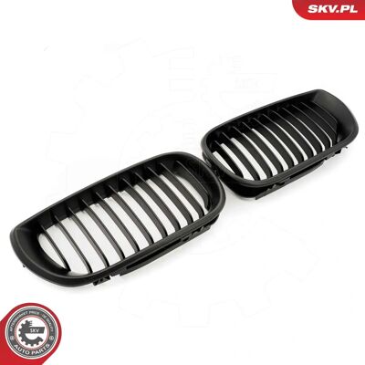 BMW 3-serie kylargrill - Matt svart - OEM-kompatibel BMW 3-serie kylargrill - Matt svart - OEM-kompatibel