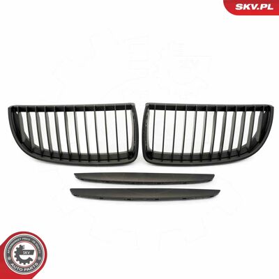 ESEN SKV 66SKV087 - Radiateurrooster voor BMW 3 Serie - Zwart mat ESEN SKV 66SKV087 - Radiateurrooster voor BMW 3 Serie - Zwart mat