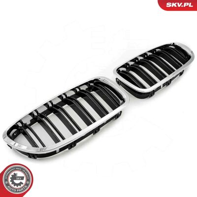 Griglia radiatore BMW Serie 5 - Cromo/Nero OEM 51137261356 Griglia radiatore BMW Serie 5 - Cromo/Nero OEM 51137261356