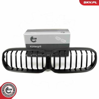 ESEN SKV 66SKV202 Grade de radiador BMW 5 - Preto fosco ESEN SKV 66SKV202 Grade de radiador BMW 5 - Preto fosco