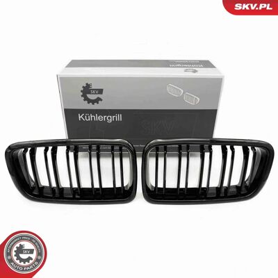 ESEN SKV 66SKV216 Zwarte Glanzende Radiatorrooster - Radiator Grill ESEN SKV 66SKV216 Zwarte Glanzende Radiatorrooster - Radiator Grill