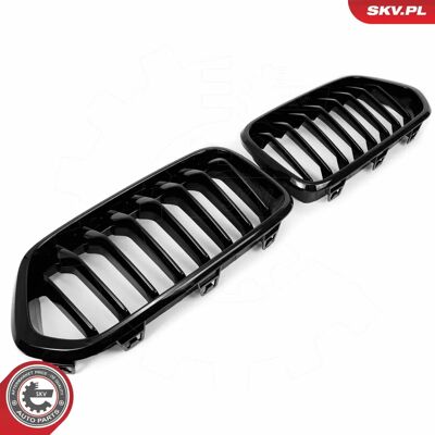 ESEN SKV 66SKV245 Black Glossy Radiator Grill - Radiator Grill ESEN SKV 66SKV245 Black Glossy Radiator Grill - Radiator Grill