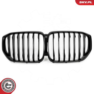 Esen SKV 66SKV300 Parrilla de radiador - BMW, negro brillante, OEM 51138096590 Esen SKV 66SKV300 Parrilla de radiador - BMW, negro brillante, OEM 51138096590