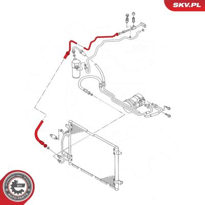 ESEN SKV 43SKV563 High/Low Pressure Air Conditioning Line - Air Conditioning Line ESEN SKV 43SKV563 High/Low Pressure Air Conditioning Line - Air Conditioning Line
