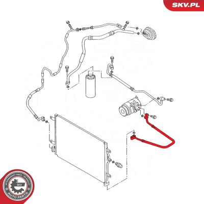 ESEN SKV 43SKV569 Hochdruck/Niederdruck Klimaleitung - Klimaleitung ESEN SKV 43SKV569 Hochdruck/Niederdruck Klimaleitung - Klimaleitung