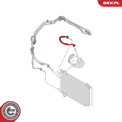 ESEN SKV 43SKV598 - Linha de alta e baixa pressão ESEN SKV 43SKV598 - Linha de alta e baixa pressão
