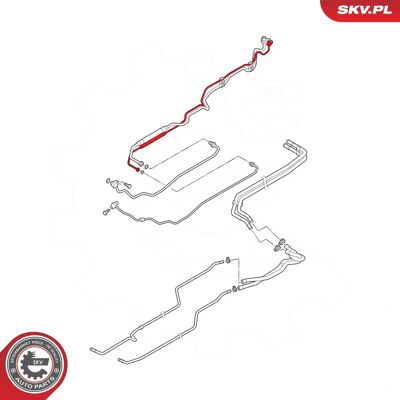 Esen SKV 54SKV701 Hoog/Laagdruk Airco Leiding - Drukleiding Esen SKV 54SKV701 Hoog/Laagdruk Airco Leiding - Drukleiding