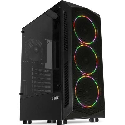 I-box OLU27 Czarny - Obudowa semi-tower ATX I-box OLU27 Czarny - Obudowa semi-tower ATX