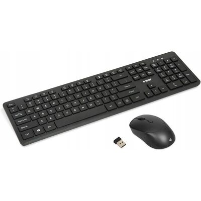 iBOX Tastatur und Maus Set - Kabellos, Schwarz, 104 Tasten - Büro iBOX Tastatur und Maus Set - Kabellos, Schwarz, 104 Tasten - Büro