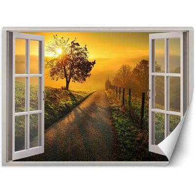 Feeby Modèle 140x100 - Art mural coucher de soleil - Publicité Feeby Modèle 140x100 - Art mural coucher de soleil - Publicité
