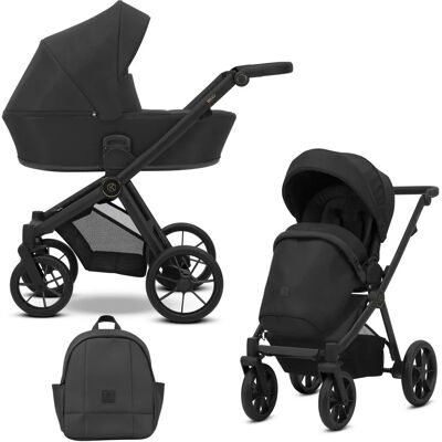 Kunert Baby - Poussette Brav 2in1 Black - Kinderwagen Kunert Baby - Poussette Brav 2in1 Black - Kinderwagen