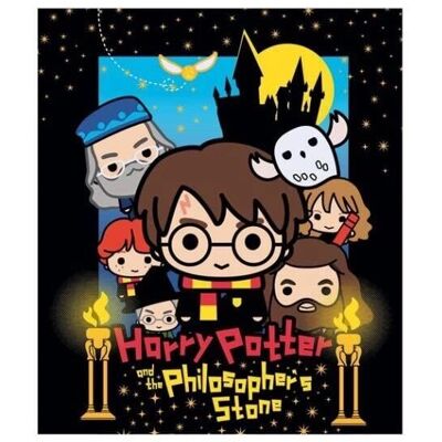 Coperta Coral Harry Potter Chibi - Harry Potter Coperta Coral Harry Potter Chibi - Harry Potter